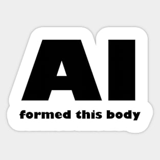 Artificial Intelligence Sticker